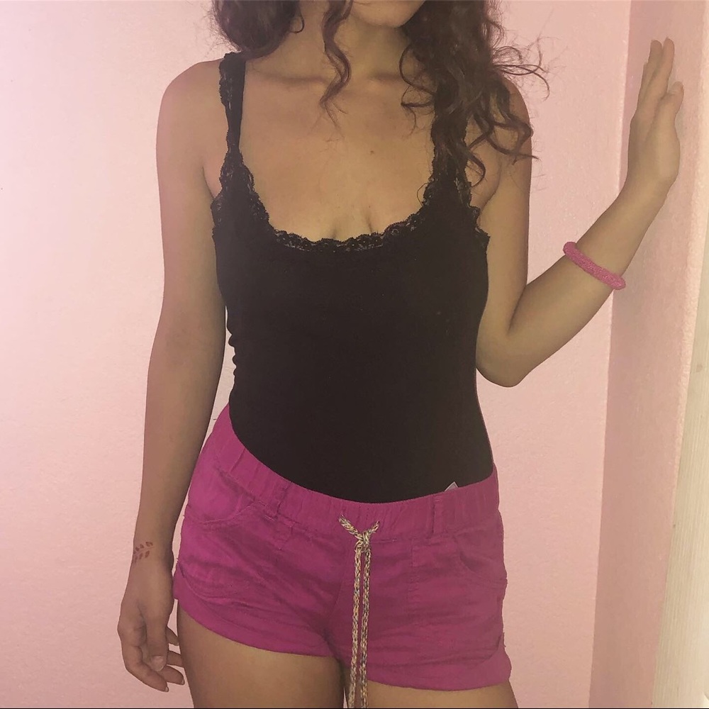 Black Lace Tank Top